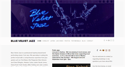 Desktop Screenshot of bluevelvetjazz.com
